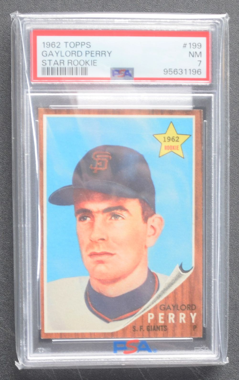 Lot 200: 1962 Topps Gaylord Perry Baseball Card