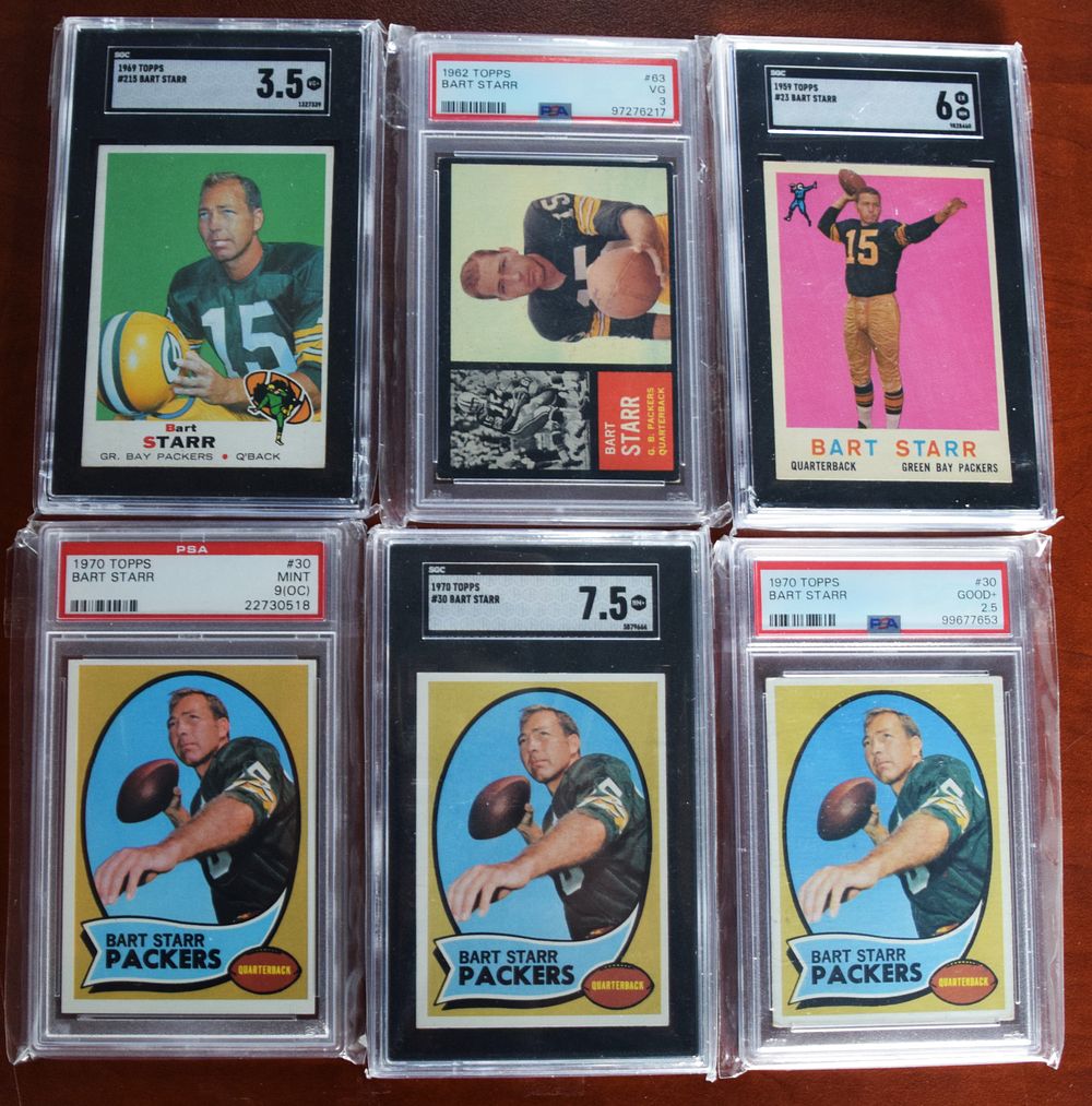 Lot 210: Topps Bart Starr Collection