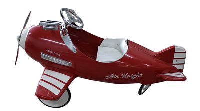Vintage Style Airplane Pedal Car. A Childs Special Edition "Air Knight" Pedal Airplane, 1950s 