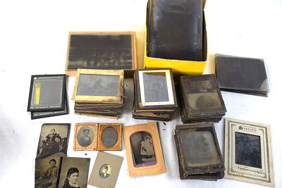 19th Century Dry Plate Soule Photograph Co. Collection. Approximately 80 dry glass plate 