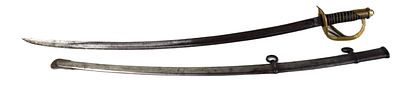 Civil War 1863 Civil War Ames Sword. Antique 1863 Civil War Ames Sword Company Light Cavalry 