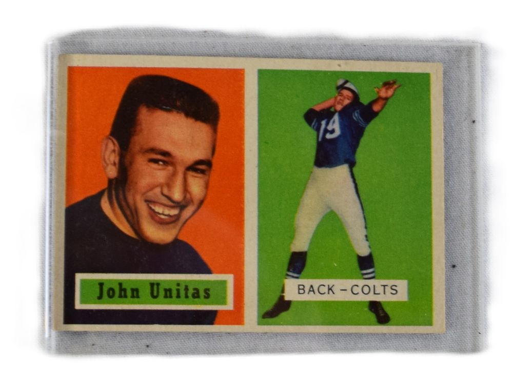 Lot 151: 1957 Johnny Unitas Topps #138