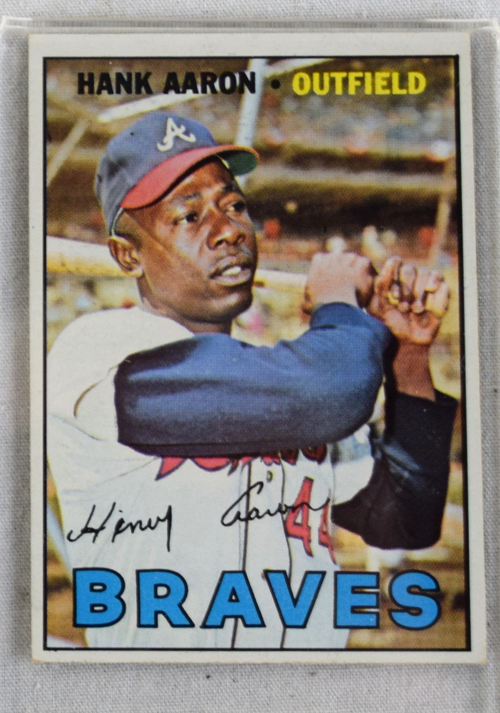 Lot 159: 1967 Topps Hank Aaron # 250