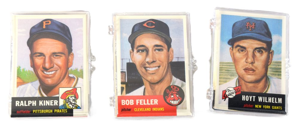 Lot 162: 1953 Topps Baseball Cards-Reprint