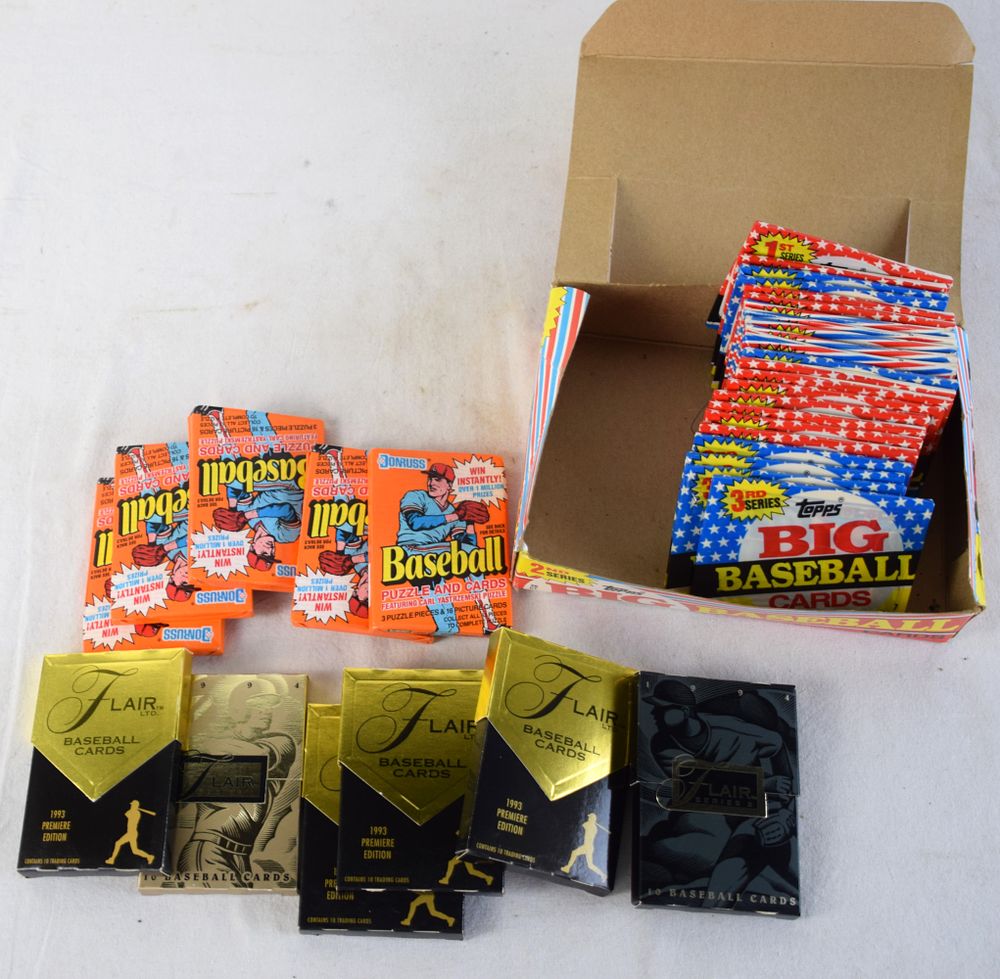 Lot 180: Factory Sealed Baseball Cards