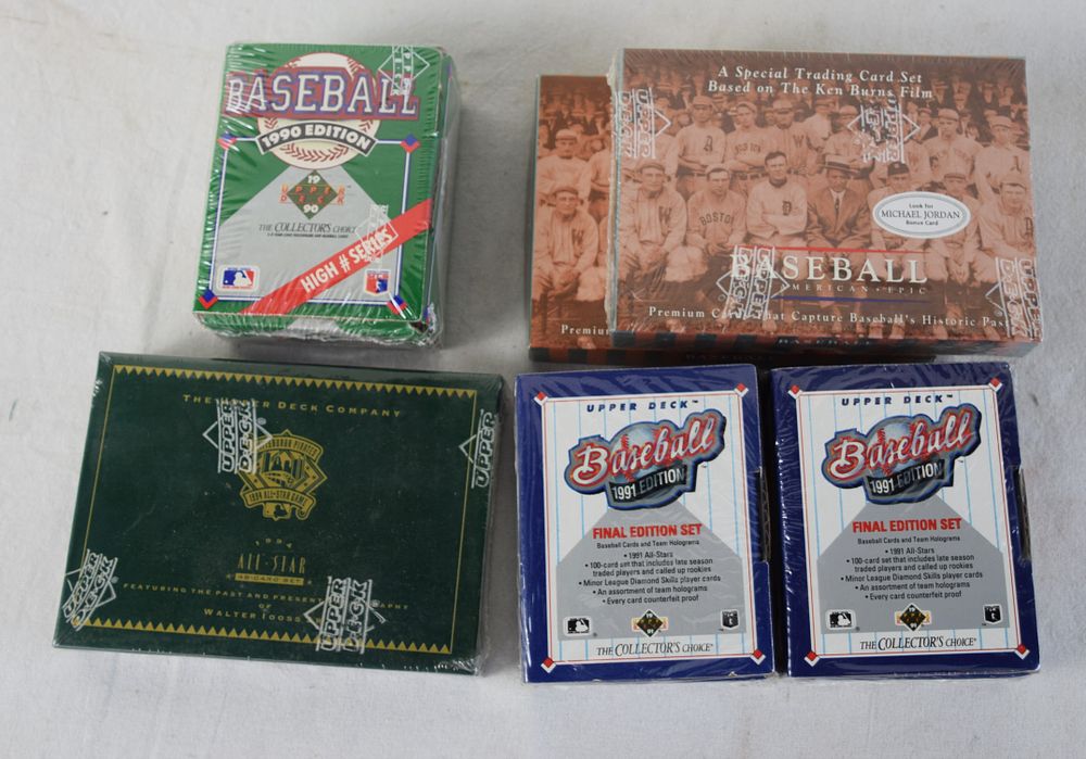 Lot 181: Factory Sealed Baseball Cards