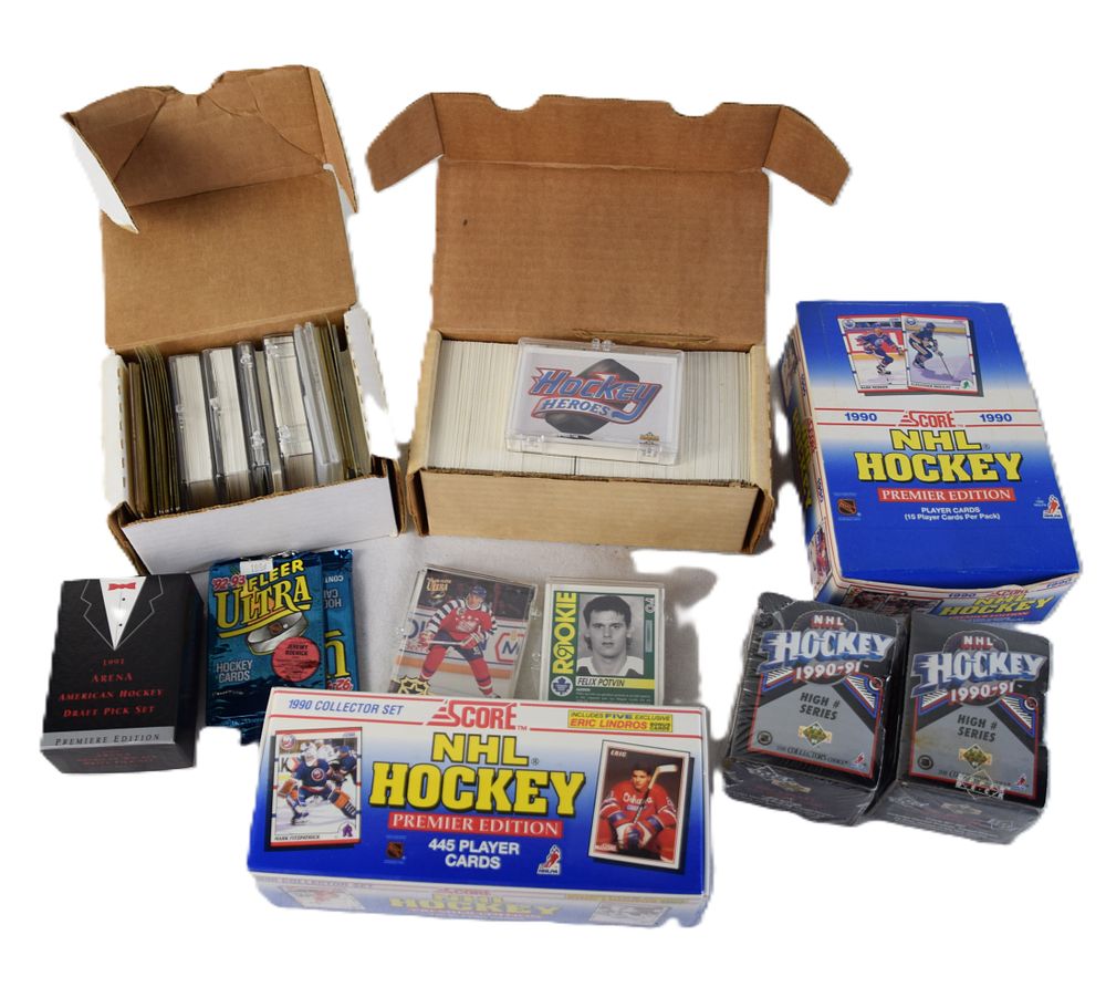 Lot 187: Factory Sealed Hockey Cards