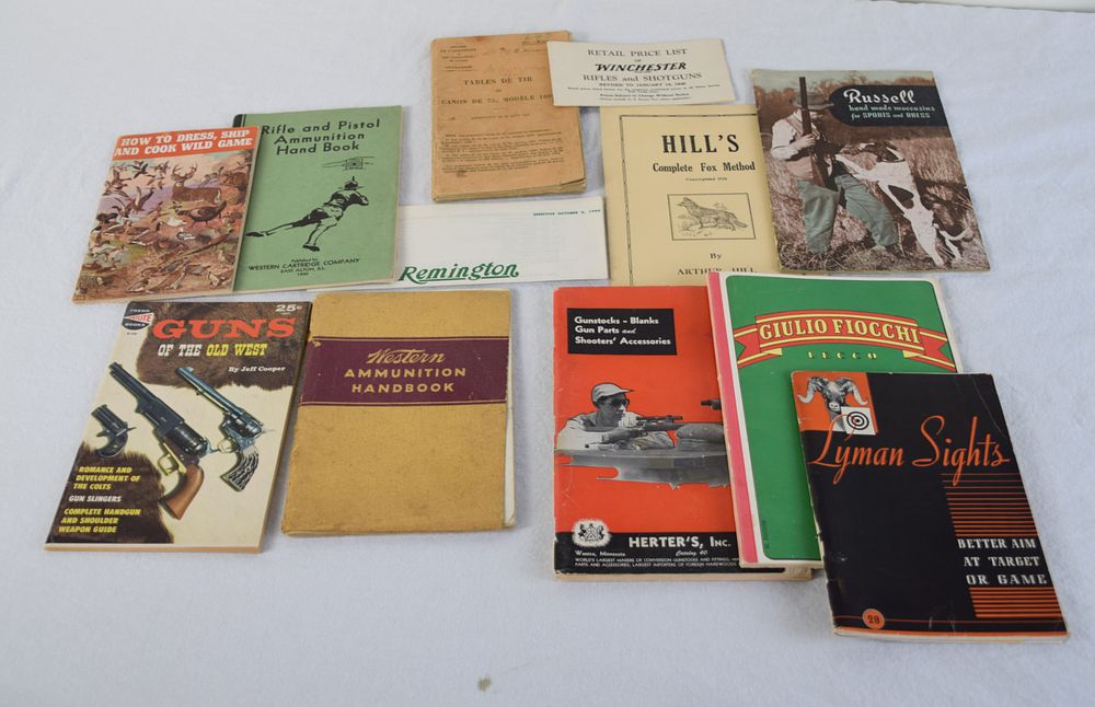 Lot 203: Vintage Gun Pamphlets