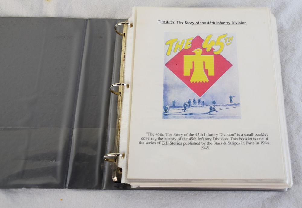 Lot 204: History Of The 45th Infantry Division