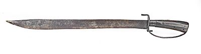 Late 17th or Early 18th Century American hand made short sword. Very interesting American 