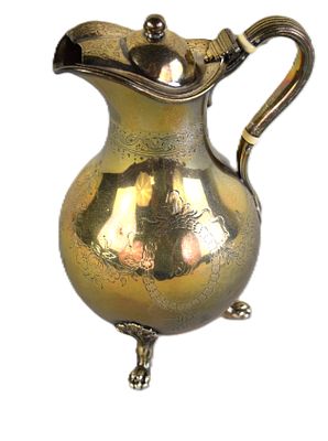 Tiffany & Company Sterling Pitcher. Tiffany & Company Sterling silver pitcher with a hinged lid 