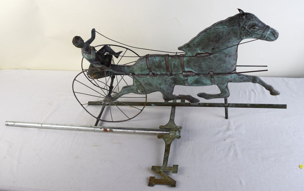 Lot 163: 1960s Vintage Sulky Weathervane