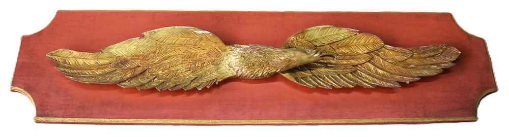 Lot 167: Large Carved Wooden Eagle