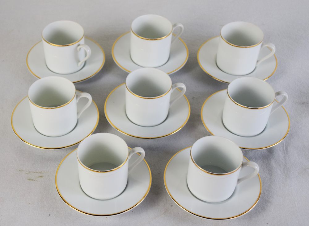Lot 196: Tiffany And Co. Cups And Saucers