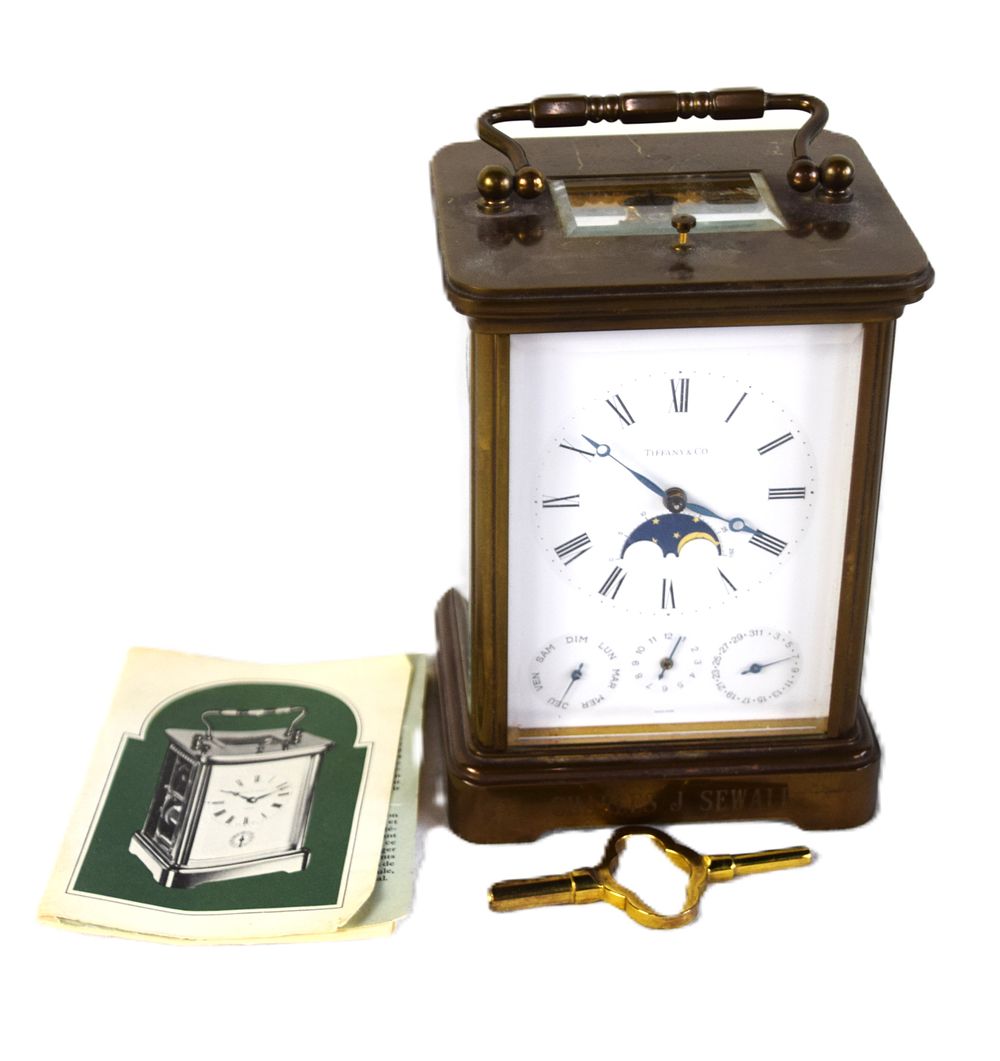 Lot 3: Tiffany and Company Carriage Clock