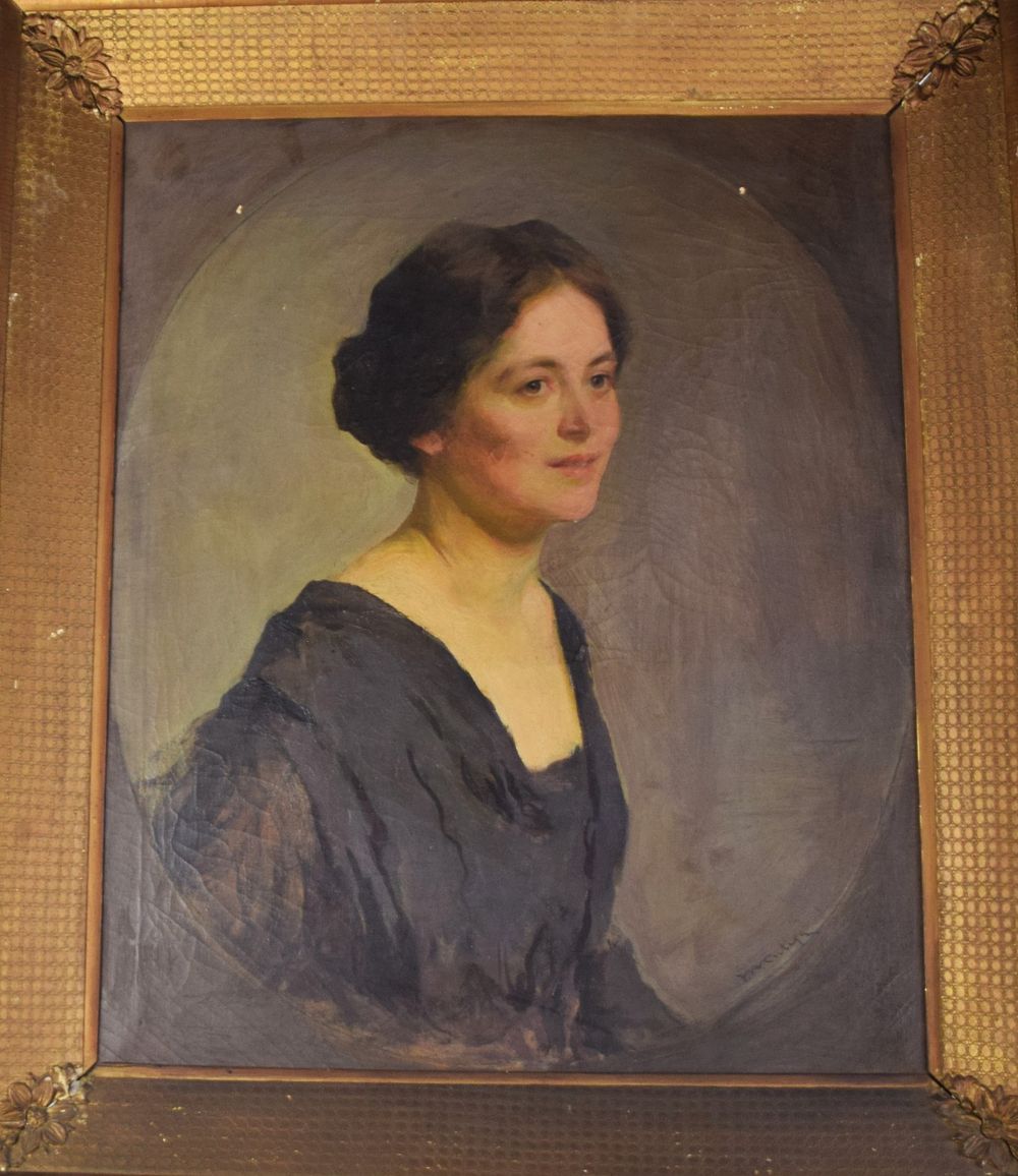 Lot 27: Issac Caliga Portrait Of A Lady
