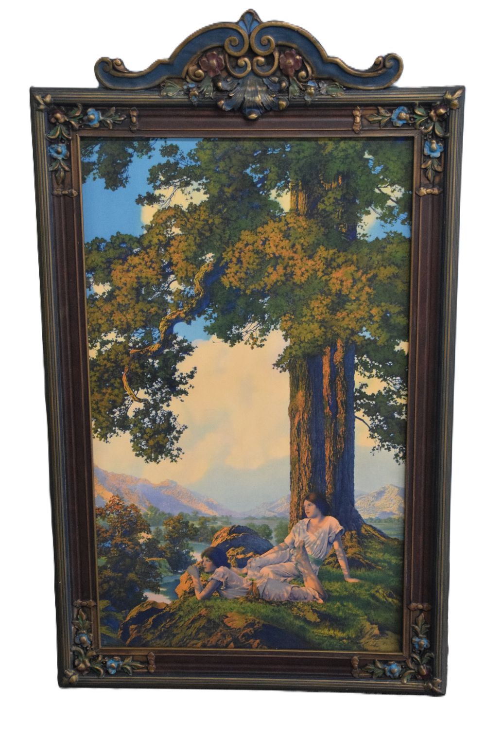 Lot 46: Maxfield Parrish Print "Hilltop"