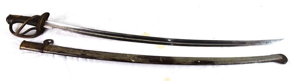 Lot 81: 1877 French Heavy Cavalry Sword Saber m1822