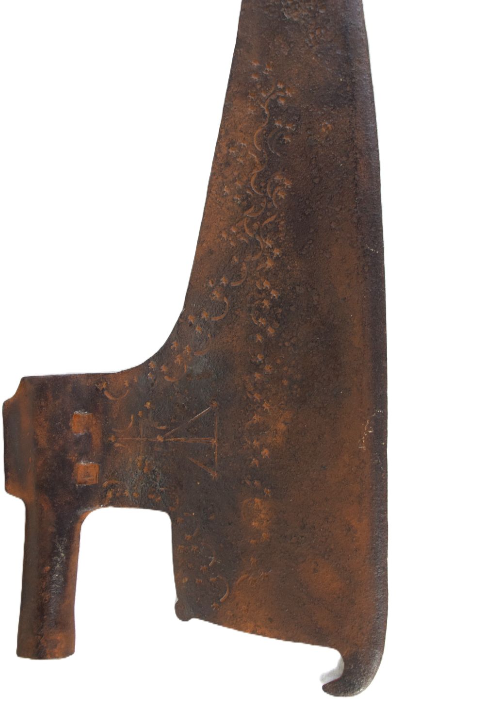 Lot 88A: Massive 17th Century German Battle Goosewing Axe, Polearm