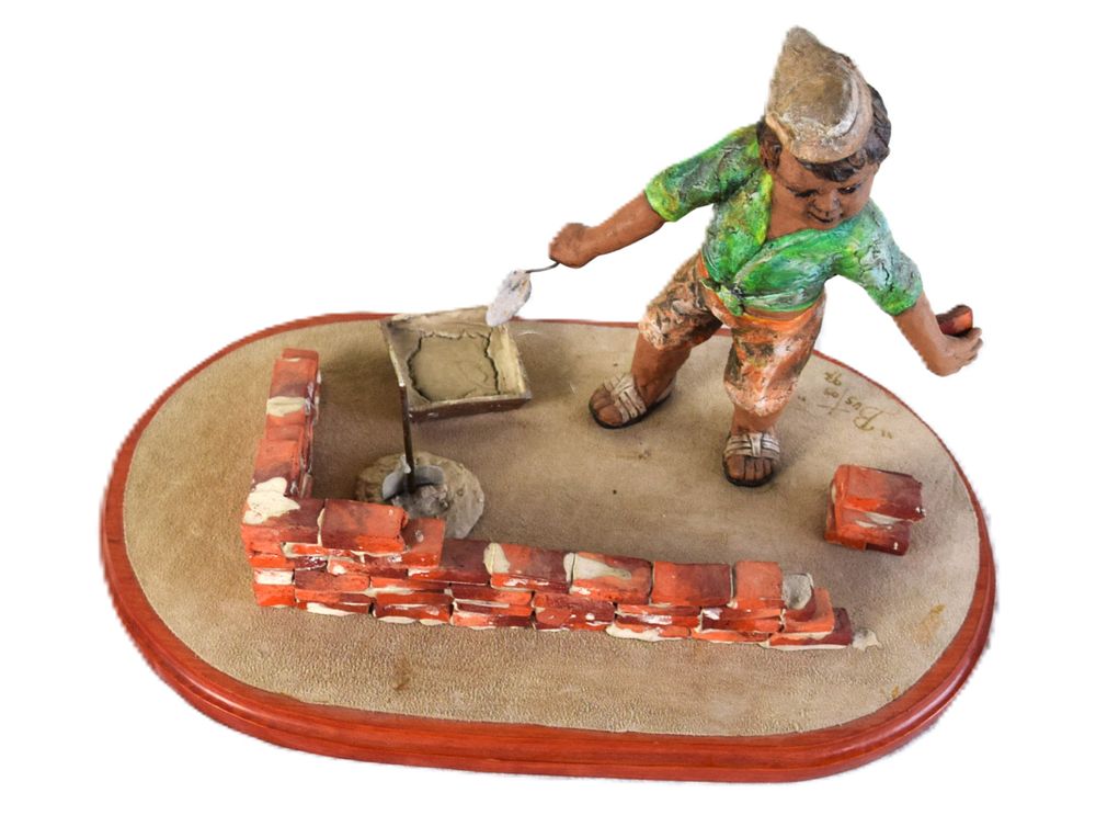 Lot 92: Bustos Sculpture Of A Bricklayer