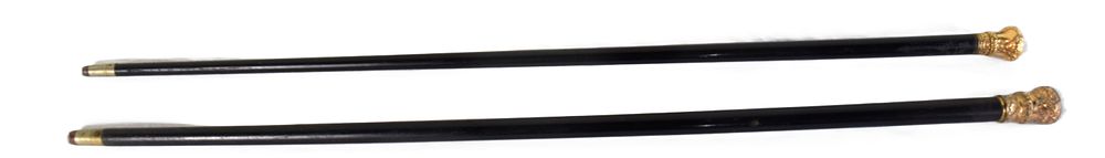 Lot 130A: Two Vintage Wooden Canes