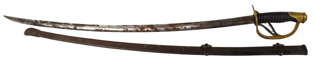 Lot 140A: U.S. Model 1860 Light Cavalry Saber By Ames