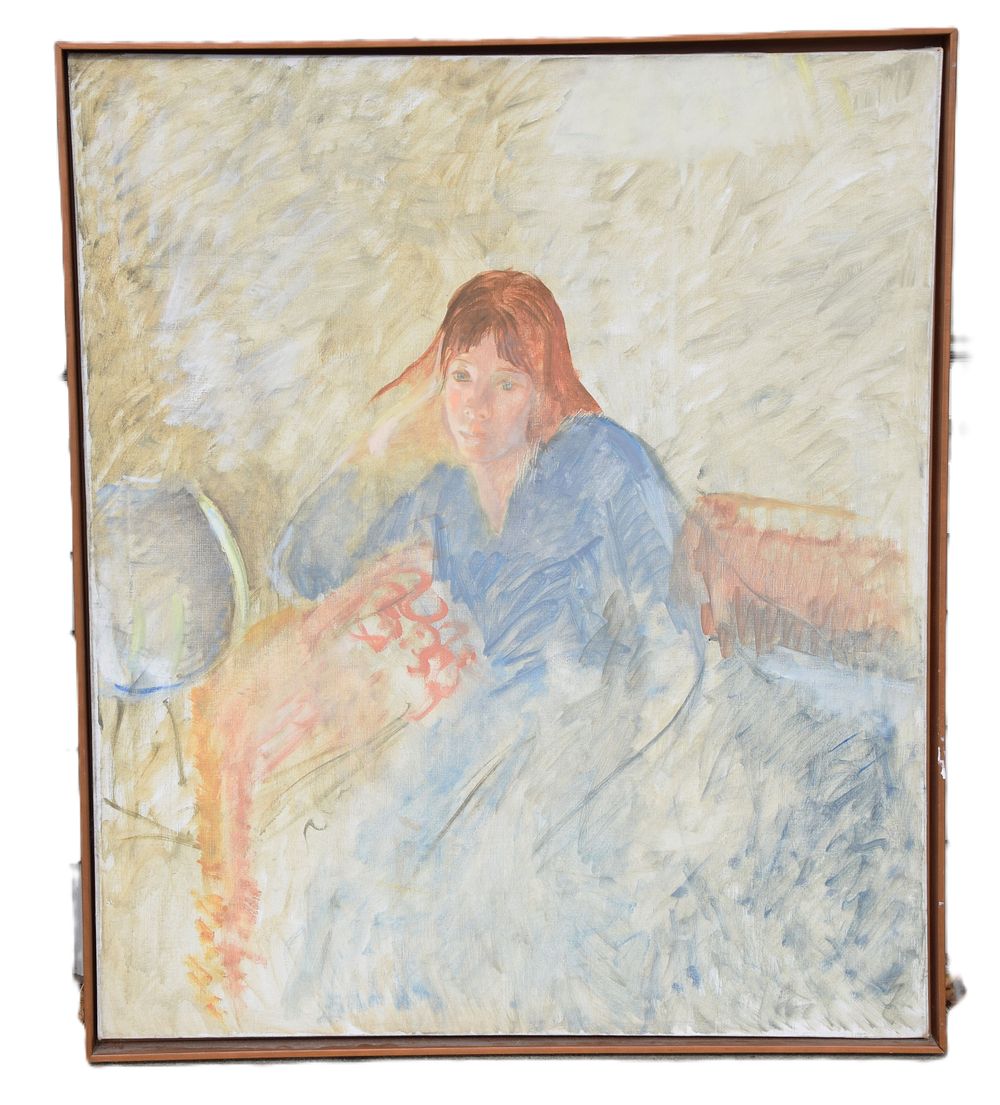 Lot 143: American Postwar Figurative Expressionism Painting