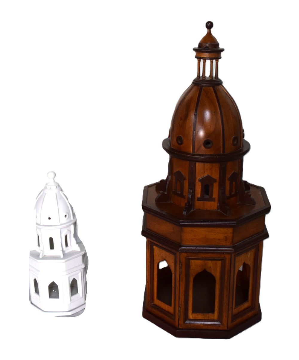 Lot 144: Carved Dome Building