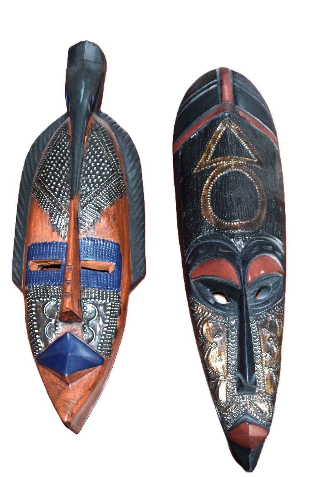 Lot 167: Two Western African Tribal Masks