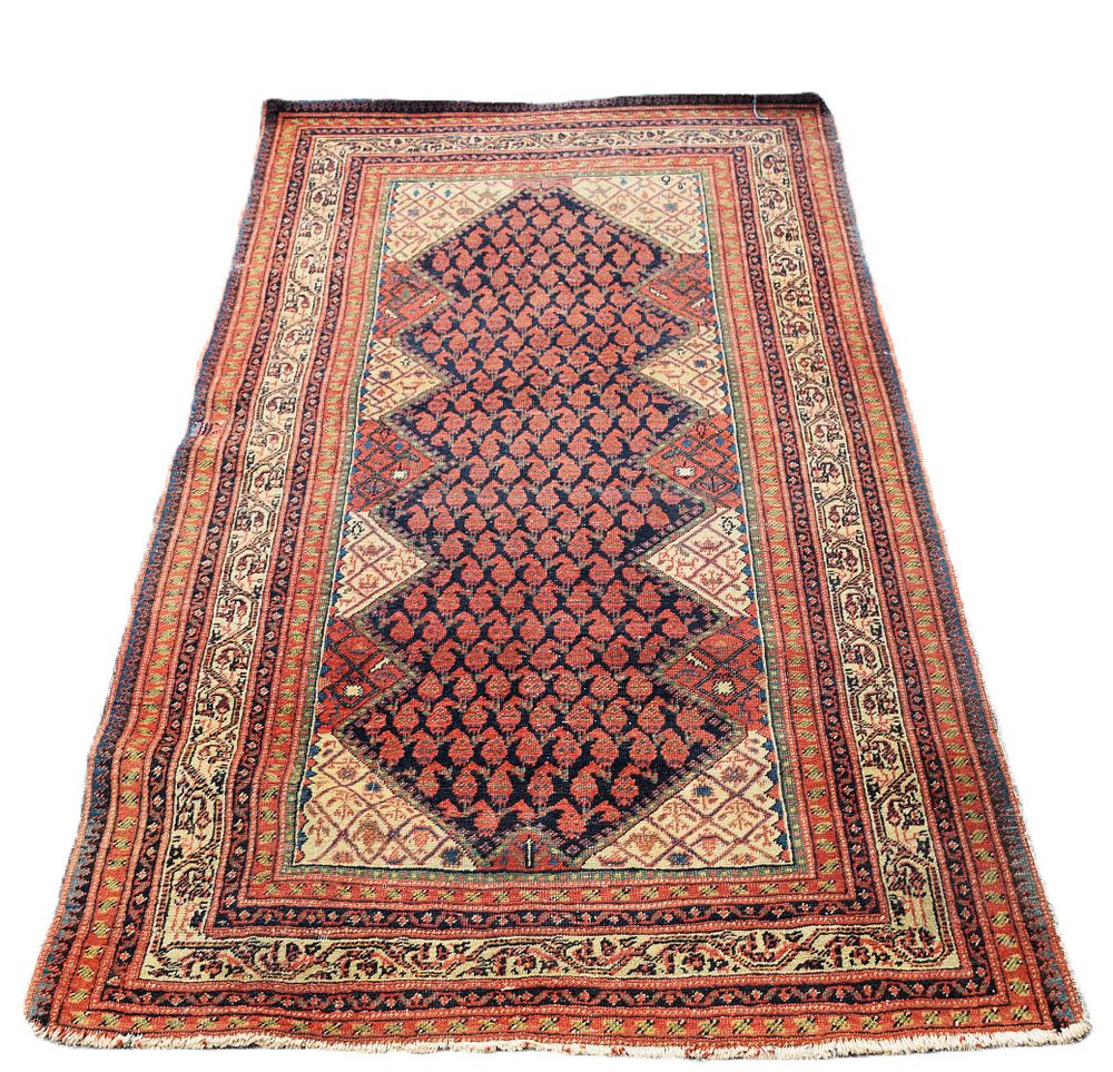 Lot 182A: Antique oriental Scatter Rug