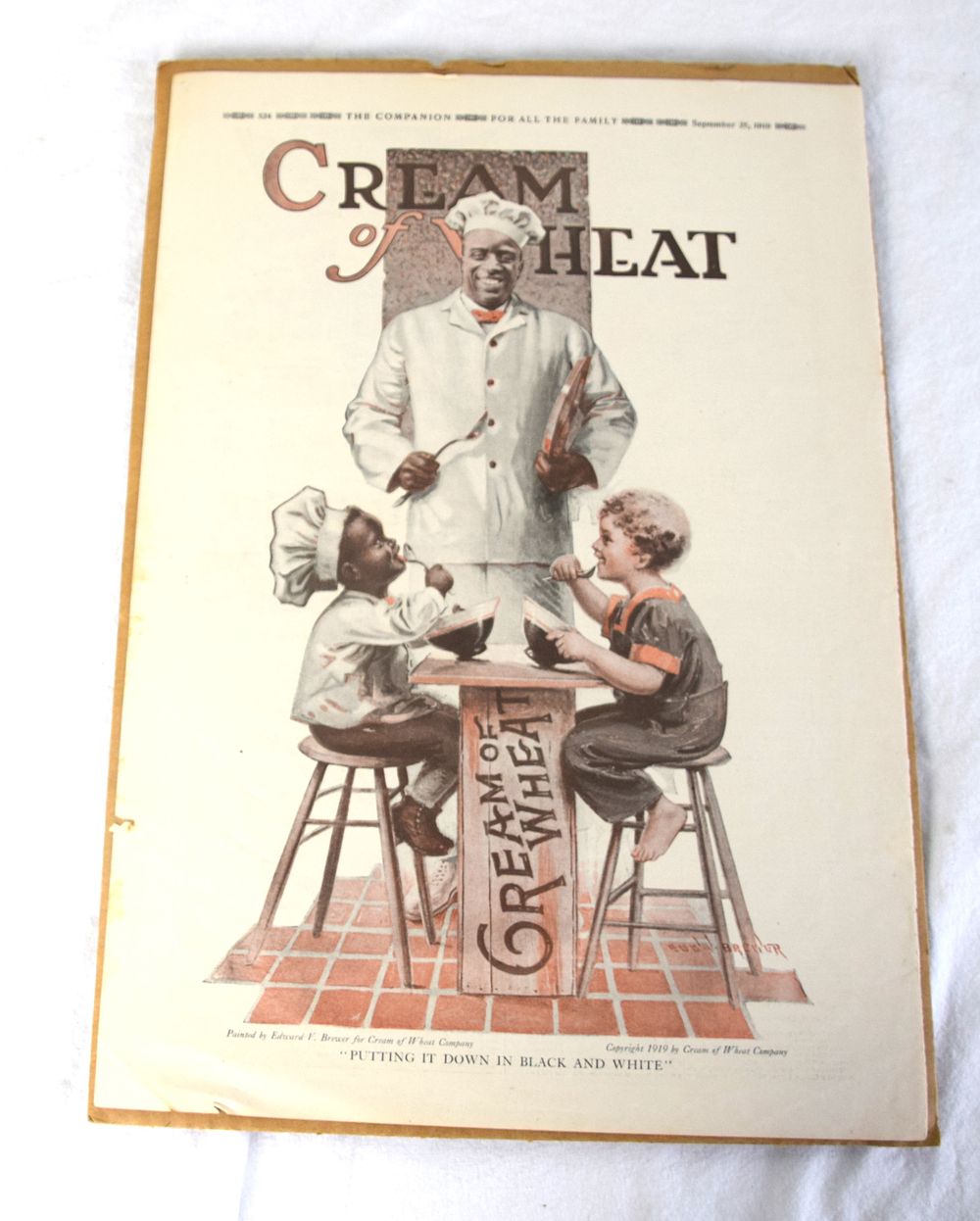 Lot 196: Cream Of Wheat And Jello Ads, Circa 1919