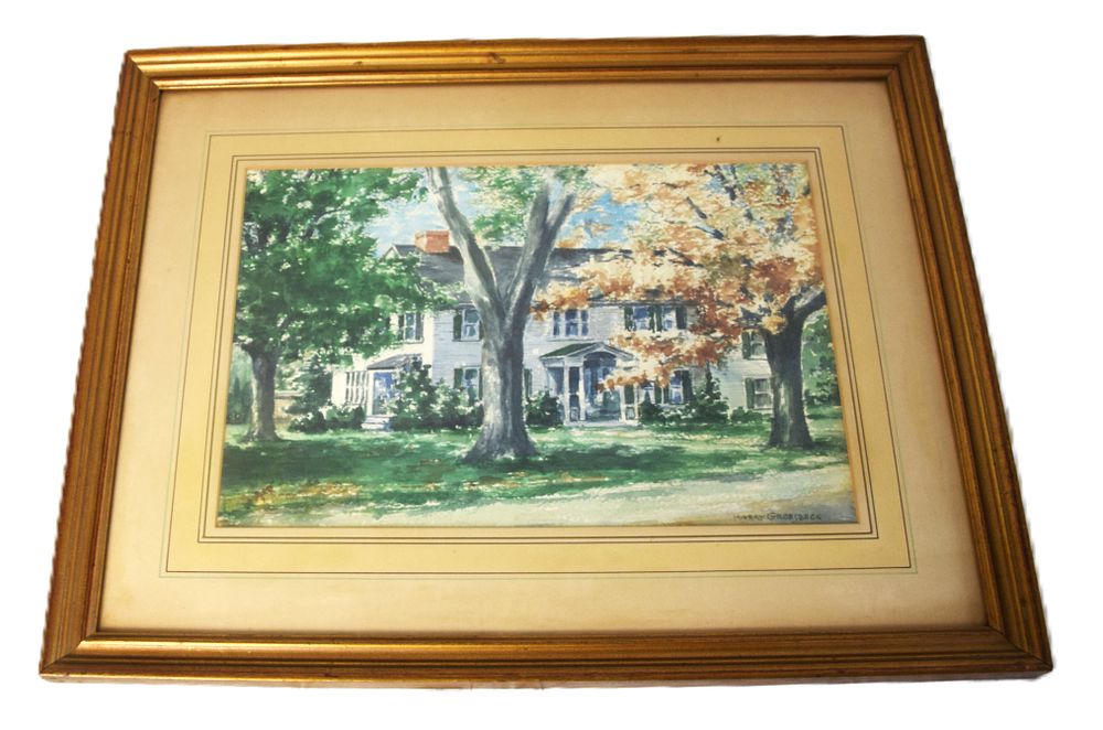 Lot 199A: Signed Watercolor