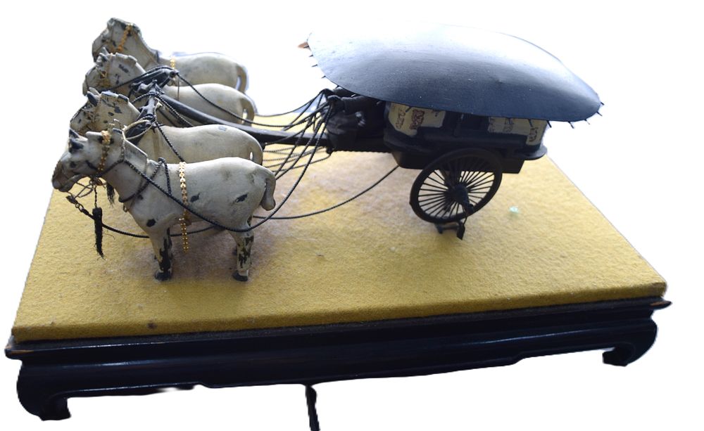 Lot 202: Japanese Emperor Funeral Carriage In Cast Iron