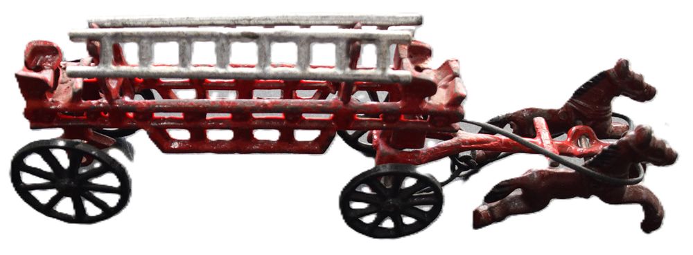 Lot 220: Vintage Horse-drawn Fire Wagon