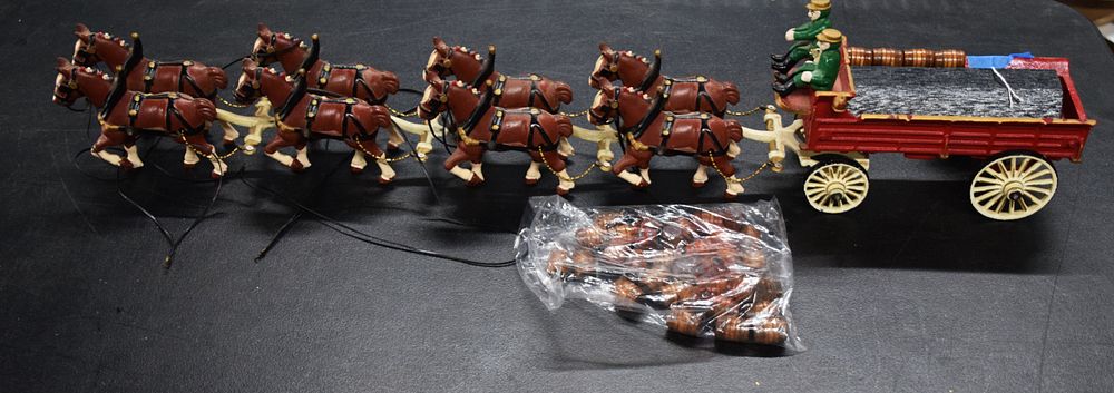 Lot 228: Cast Iron Horse-drawn Toy