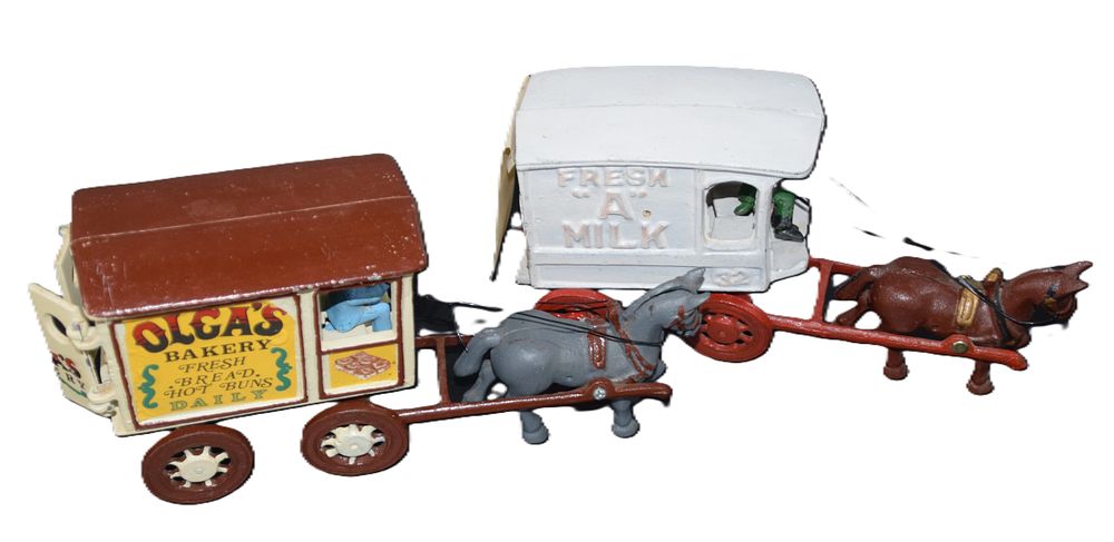 Lot 230: 2 Horse-drawn Wagons