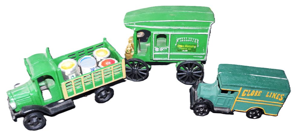 Lot 240: 3 Piece Cast Iron Toy Lot