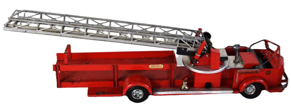 Lot 302: "Model Toys" Fire Ladder Truck