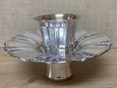 סט מים אחרונים מכסף סטרלינג וינטג' לשבת. 14X9 סמ" 
168 גרם