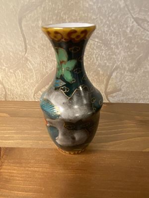 אגרטל מיני ברונזה סיני 10 סמ