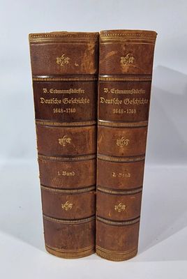 היסטוריה גרמנית
משלום וסטפליה ועד עלייתו של פרידריך הגדול למלוכה. 1648–1740 בשני חלקים.
מצב טוב מאד.