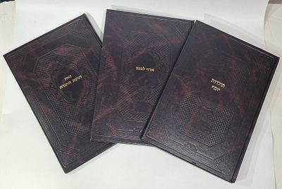 שלושה ספרים הוצאה מחודשת של ספרים עתיקים ונדירים.
1.ארזי הלבנון.
2. תולדות יוסף.
3. זאת חוקת התורה.