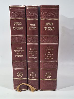 3 ספרים כצאת השמ"ש 
חלק העיונים ספירת העומר
חלק הביאורים ספירת העומר ושבועות.
חלק העיונים שנת 