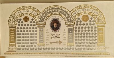 "קמיע פדיון" הכולל את דמותו של רבי אברהם מתתיהו פרידמן, הידוע כצדיק משטפנשט (האדמו"ר השני 