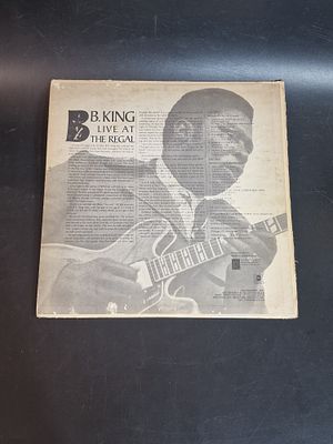 תקליט ויניל (LP) – בי בי קינג: B.B. King – Live at the Regal (אלבום הבלוז החי הגדול בכל הזמנים 