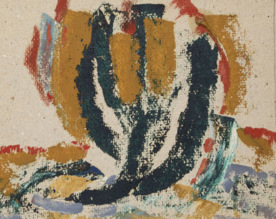 Иванов К. К. Золото октября. 2007. Картон, масло. Размер 20х25 см. Хорошее состояние. Следы 