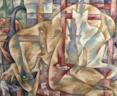 ЛеРо (Лебедев Роман). Пьяная Яна. 2003. Холст, масло. Размер в свету 62х52 см, по раме 59х70 см. 