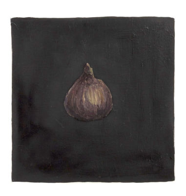 [К 145-летию Малевича] Эль-Сафади Л. Фига Малевича. 2020-е гг. Бумага, масло. Размер 40х30 см. Х 