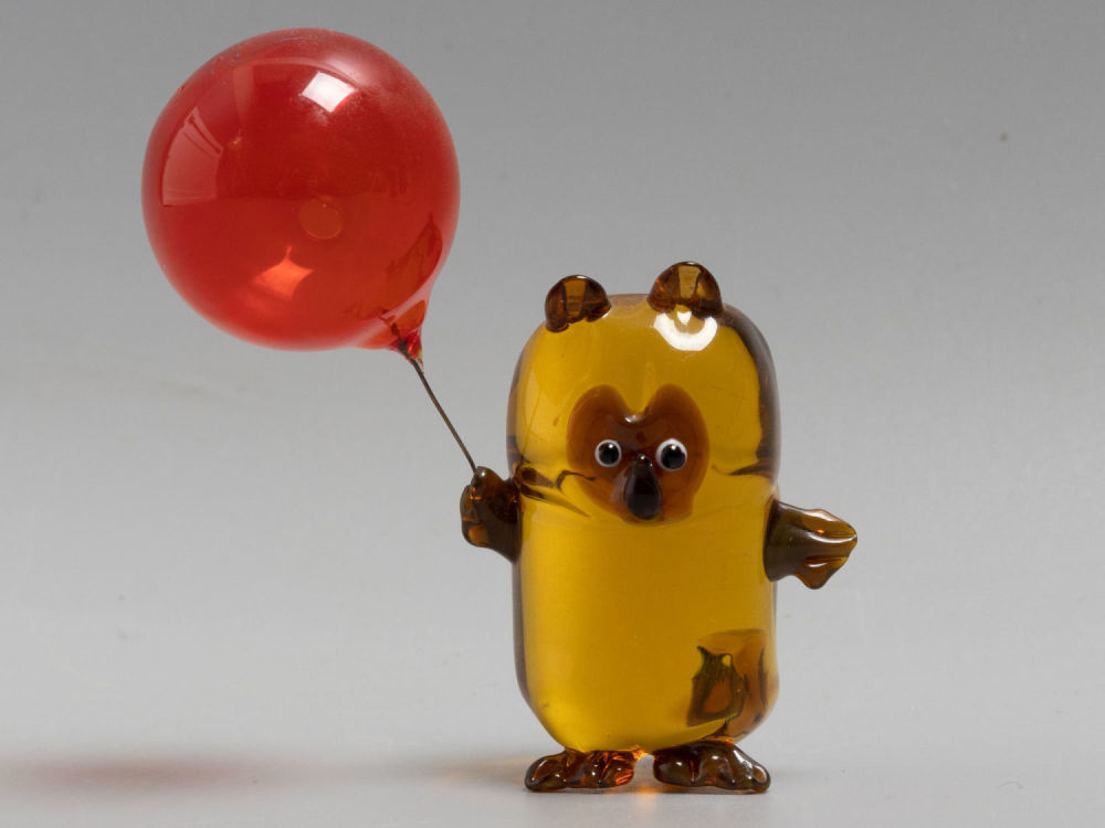 [Коллекция Б.А. Смирнова] Авт. Гинзбург Виталий. &laquo;Винни-Пух&raquo; Цветное стекло, Львовское 