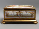 Шкатулка для украшений. Бронза, позолота, роспись эмалями, монтировка. Франция XIX в. Размер Изображение - 1